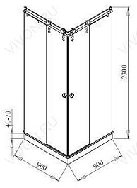 Aquanet  Душевой уголок "Beta Cube 909-13" 175253 – фотография-2